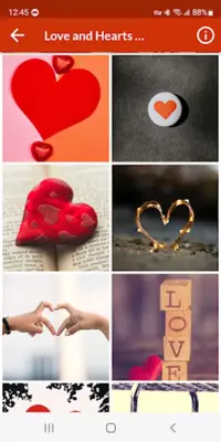 Love & Hearts Wallpapers android App screenshot 0